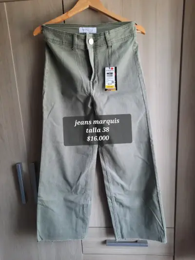 Jeans verdes Marquis talla 38 - miniatura 1