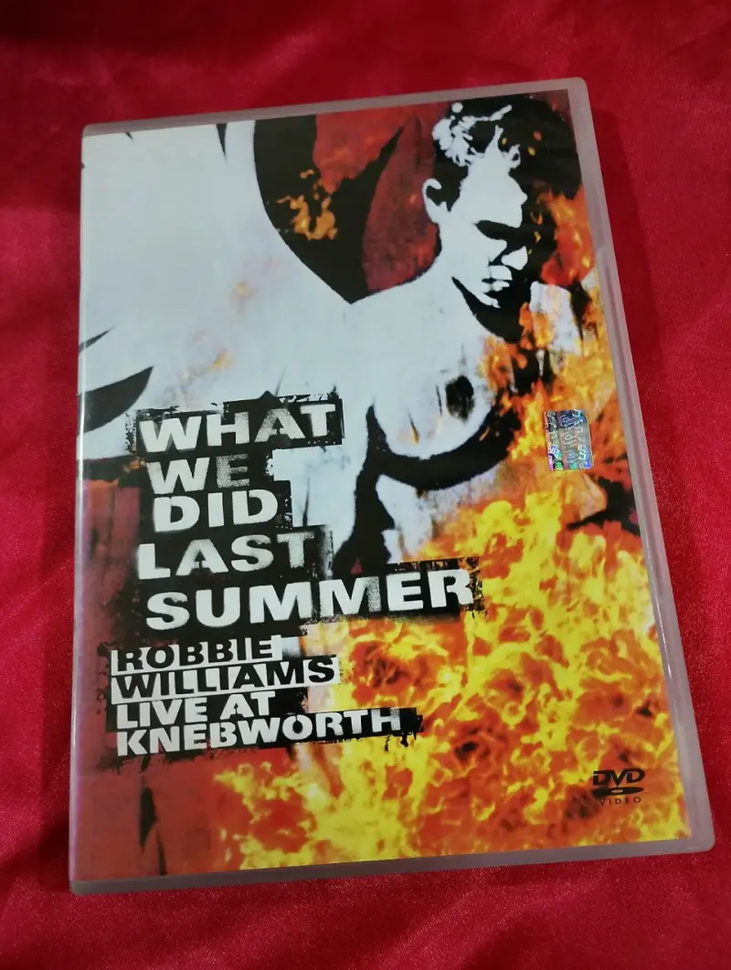 DVD Robbie Williams Live at Knebworth original - 1