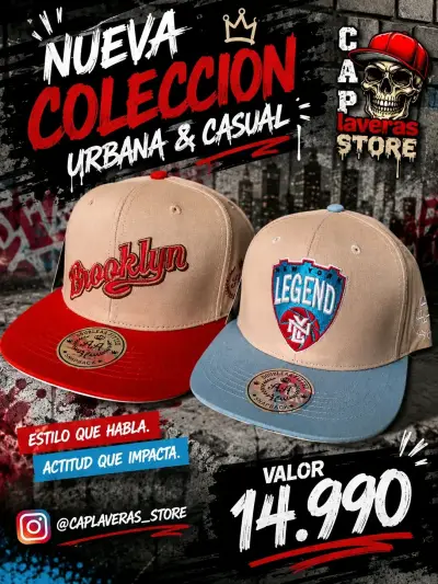 Gorras Snapback Urbanas Brooklyn y Legend - miniatura 1