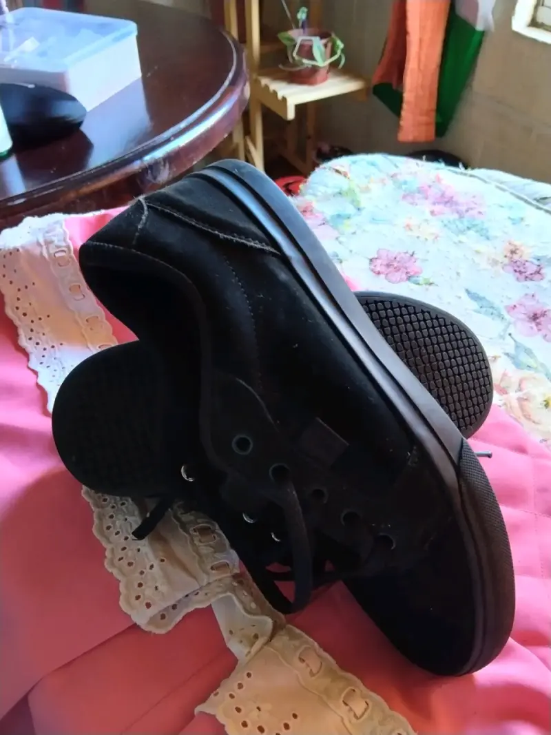 Zapatillas de skate DC Youth's Anvil negras - 3