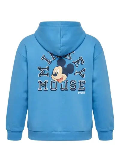 Polerón azul con capucha Mickey Mouse y Donald - miniatura 2