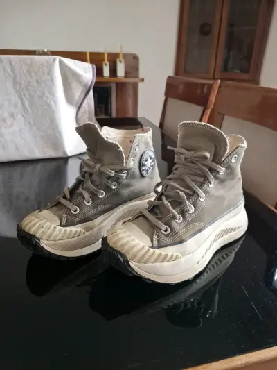 Zapatillas altas Converse All Star verdes vintage - miniatura 1