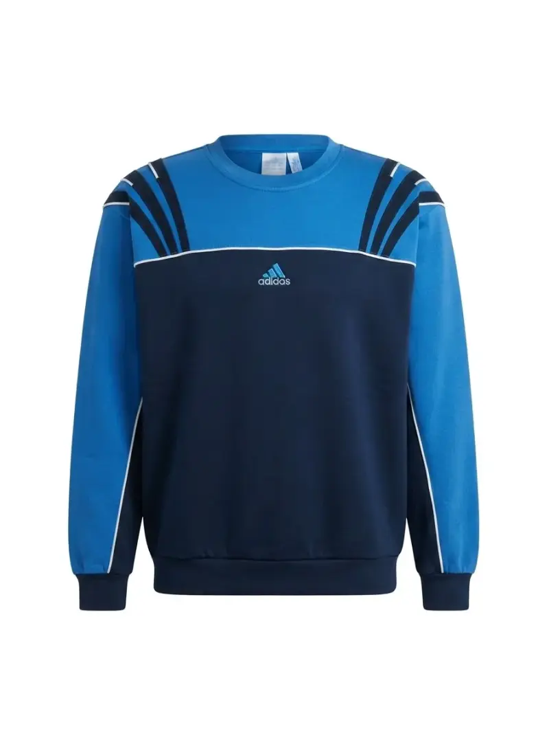 Polerón Adidas azul y negro para hombre