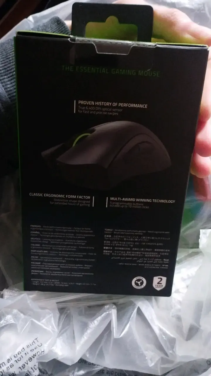 Mouse Gamer Razer DeathAdder Essential - 2