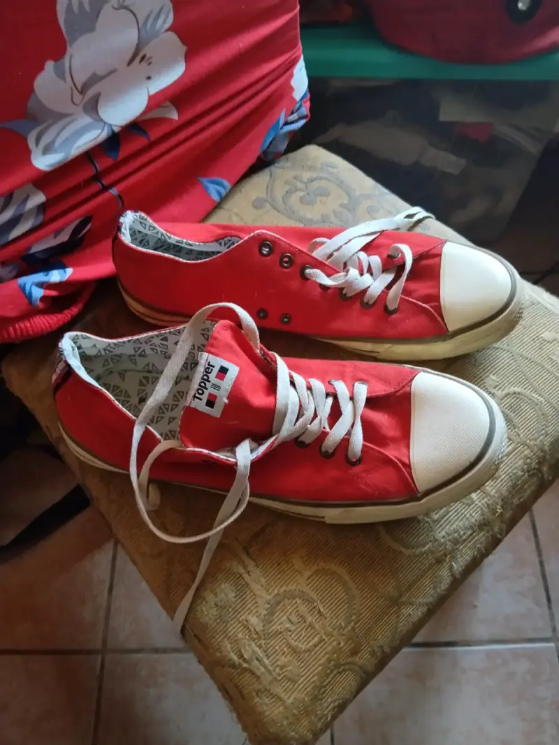 Zapatillas rojas Topper unisex casuales - 3