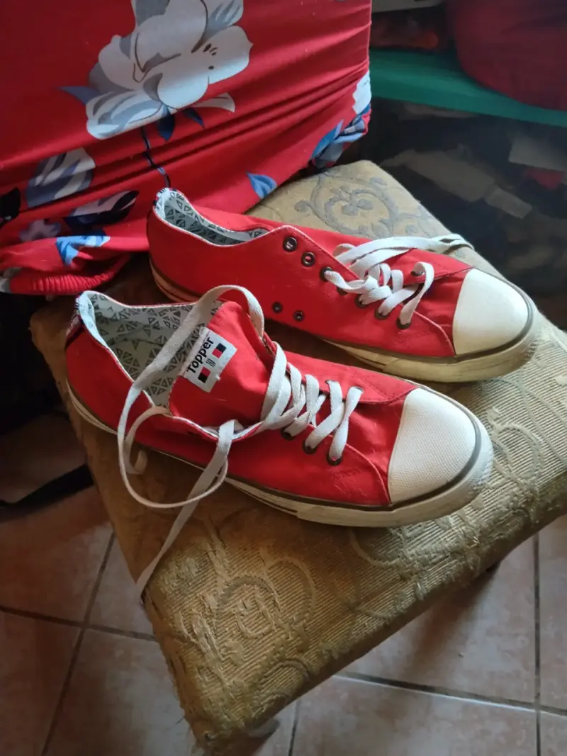 Zapatillas rojas Topper unisex casuales - 4