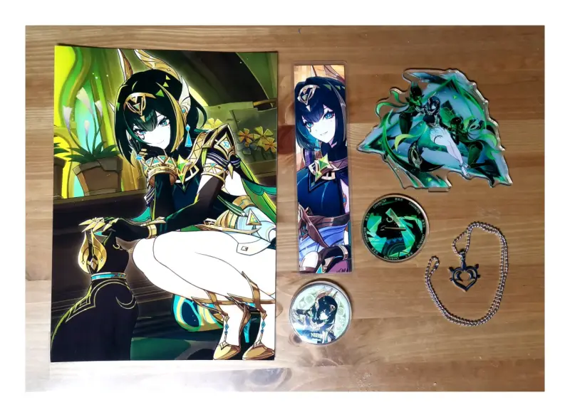 Set de Productos de Nefer de Genshin Impact