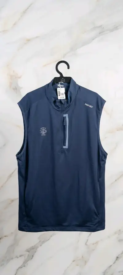 Chaleco sin mangas Puma Golf azul de hombre - miniatura 1