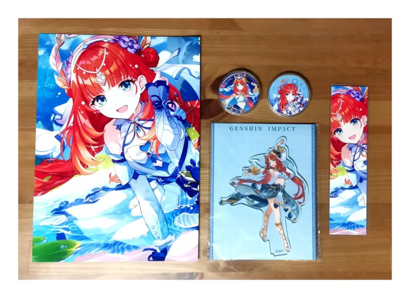 Set de Productos de Nilou de Genshin Impact