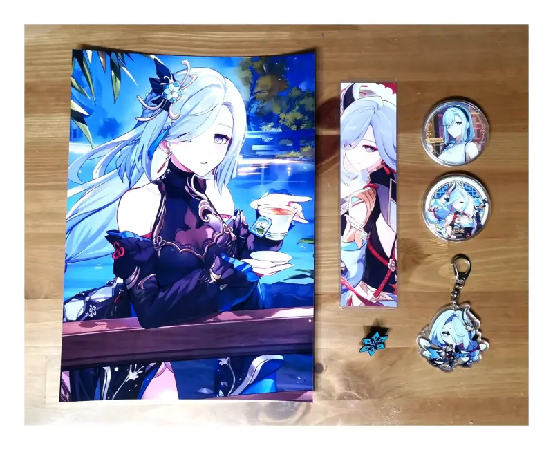 Set de Productos de Shenhe de Genshin Impact