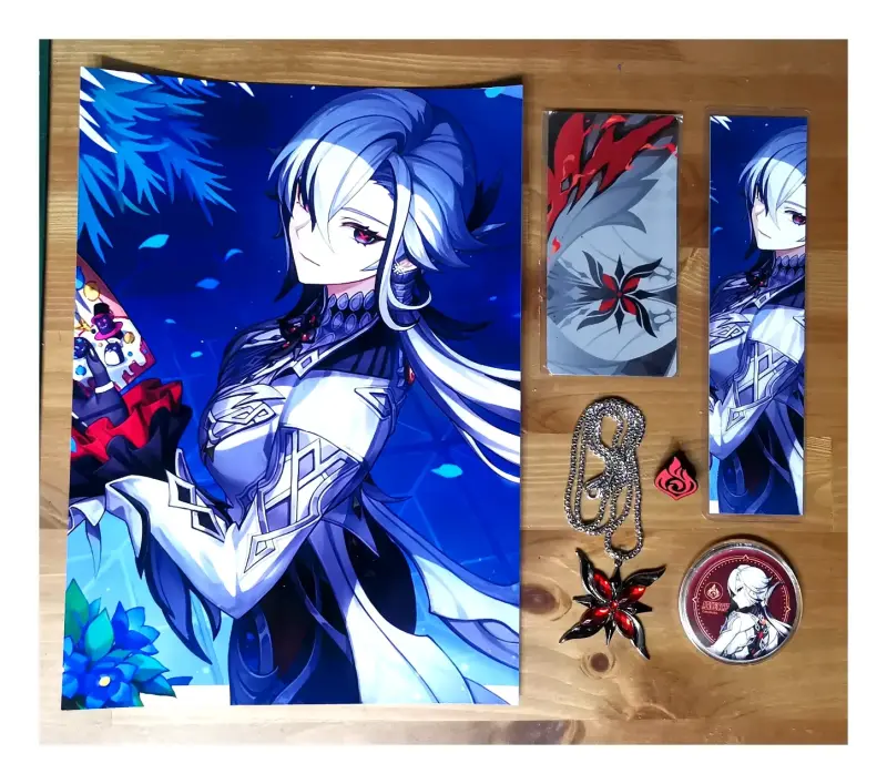 Set de Productos de Arlecchino de Genshin Impact