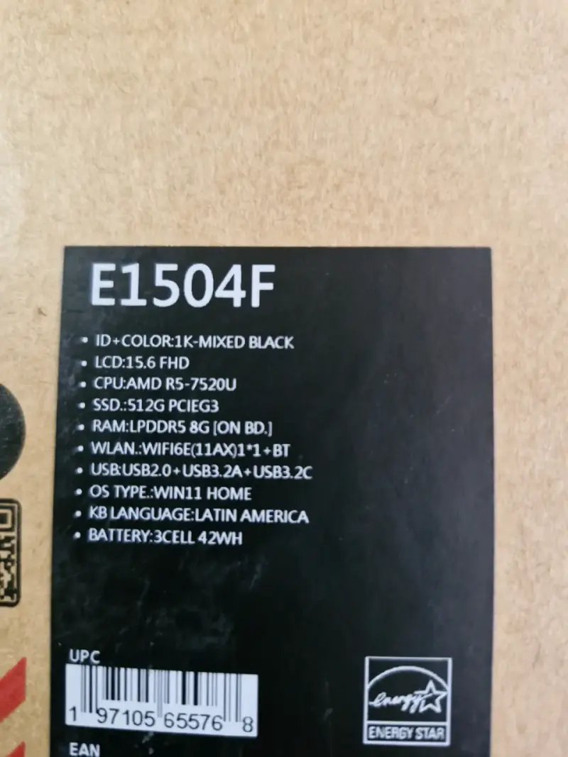 Laptop ASUS VivoBook 15.6 pulgadas AMD Ryzen - 4