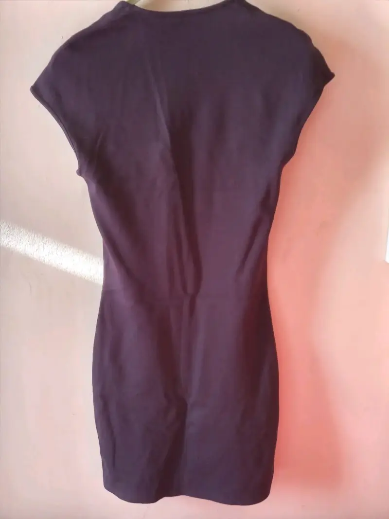 Vestido Burdeo sin Mangas - 2