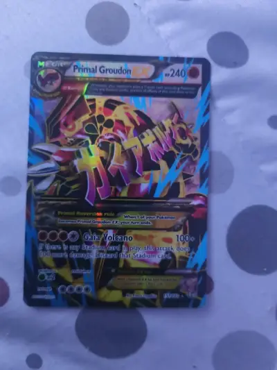 Carta Pokémon Primal Groudon EX - miniatura 1