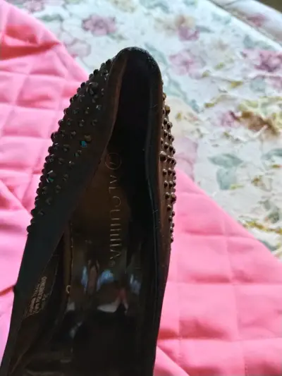 Tacones negros con apliques brillantes Alquimia - miniatura 1