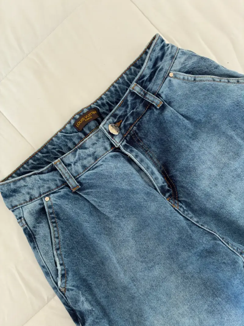 Jeans de mezclilla azul Louis Vuitton talla 38 - 2
