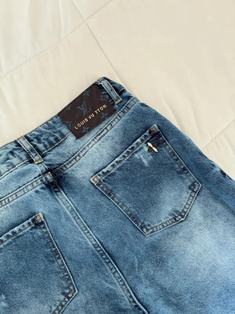 Jeans de mezclilla azul Louis Vuitton talla 38 - 4