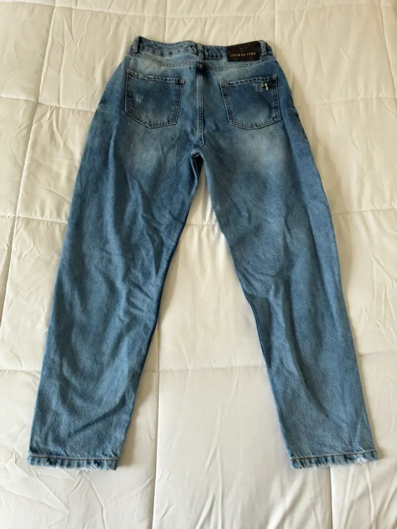 Jeans de mezclilla azul Louis Vuitton talla 38 - 6