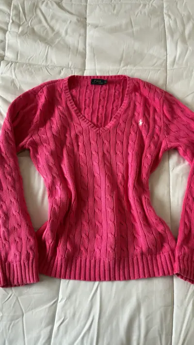 Suéter rosa de lana Polo Ralph Lauren - miniatura 1