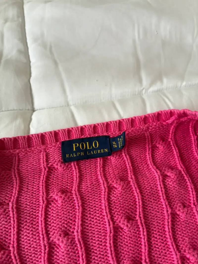 Suéter rosa de lana Polo Ralph Lauren - 4