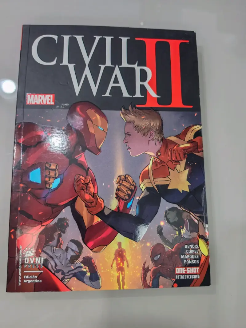 Pack de cómics Civil War 1 y 2 Marvel - 3