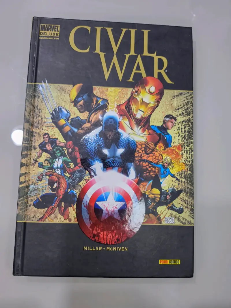 Pack de cómics Civil War 1 y 2 Marvel - 4