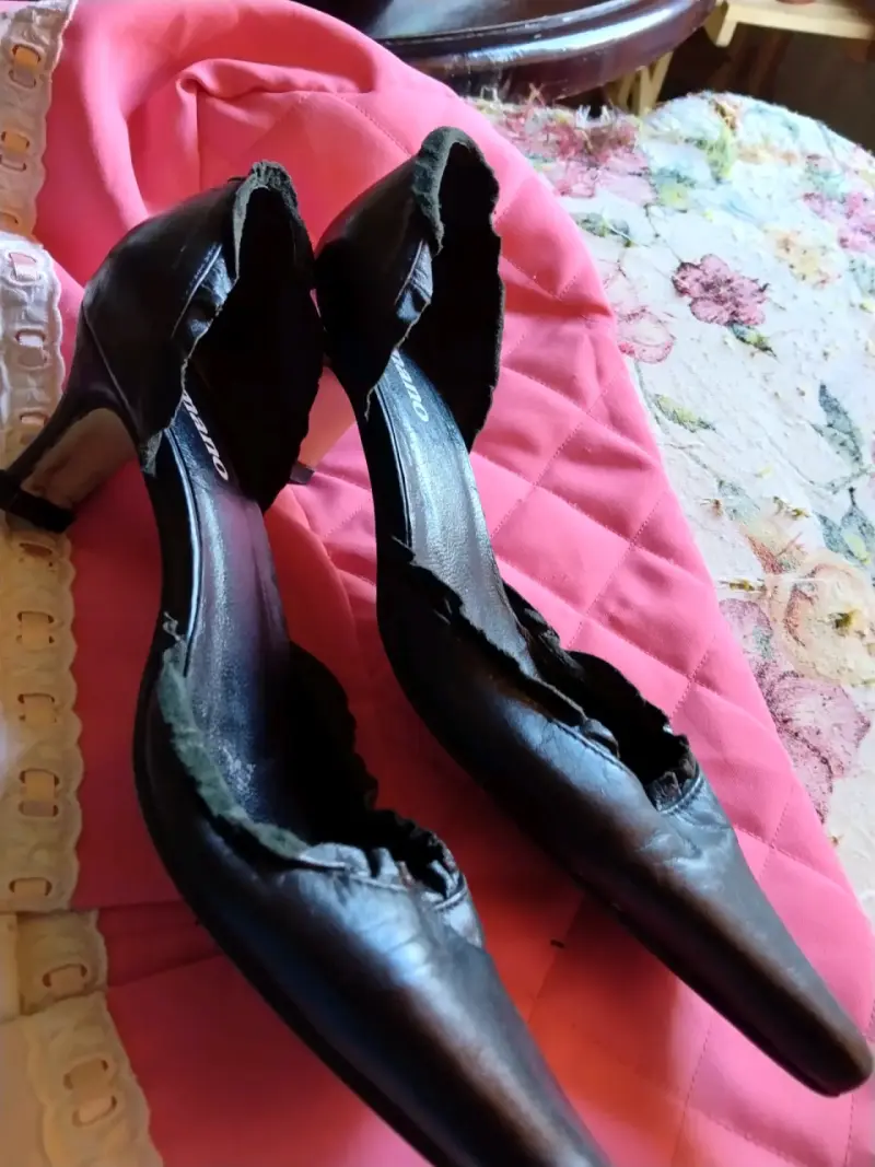 Zapatos de Tacón Negro Romano para Mujer - 2