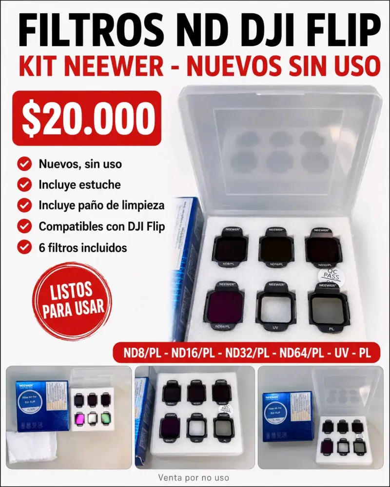 Kit de Filtros ND para DJI Flip Neewer Nuevo - 1
