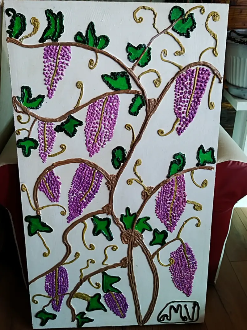 Cuadro de Arte Botánico en Relieve - 2