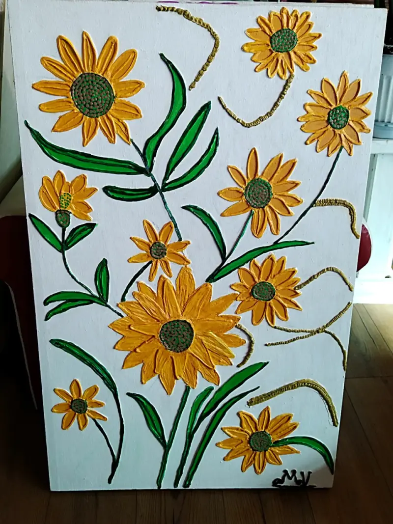 Cuadro de Arte Botánico en Relieve - 5