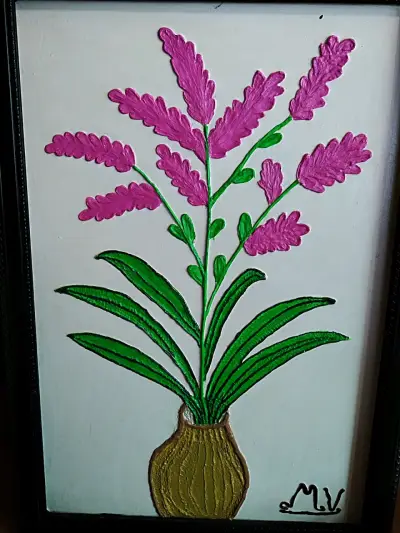 Cuadro de Arte Botánico en Relieve - miniatura 6