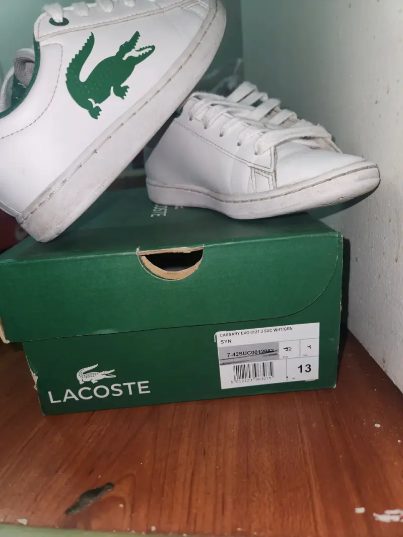 Zapatillas blancas Lacoste Carnaby Evo unisex - 1