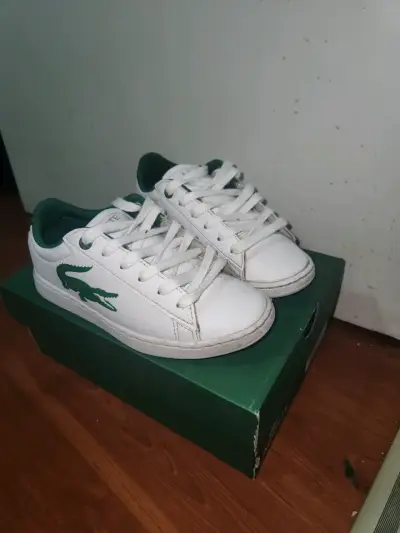 Zapatillas blancas Lacoste Carnaby Evo unisex - miniatura 2