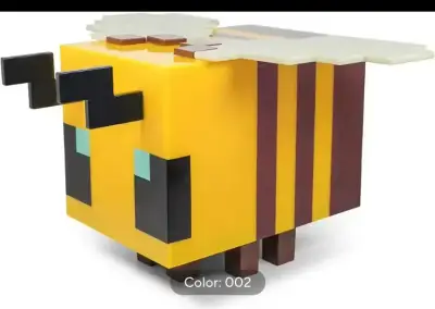 Lámpara LED de abeja minecraft - miniatura 2