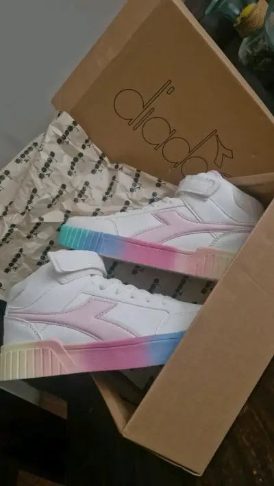 Zapatillas urbanas Diadora para niña multicolor - miniatura 1