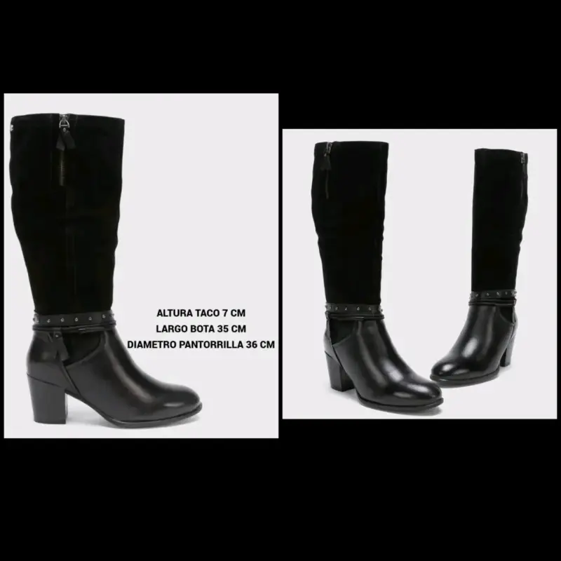 Botas negras Apology Candy con taco alto - 2