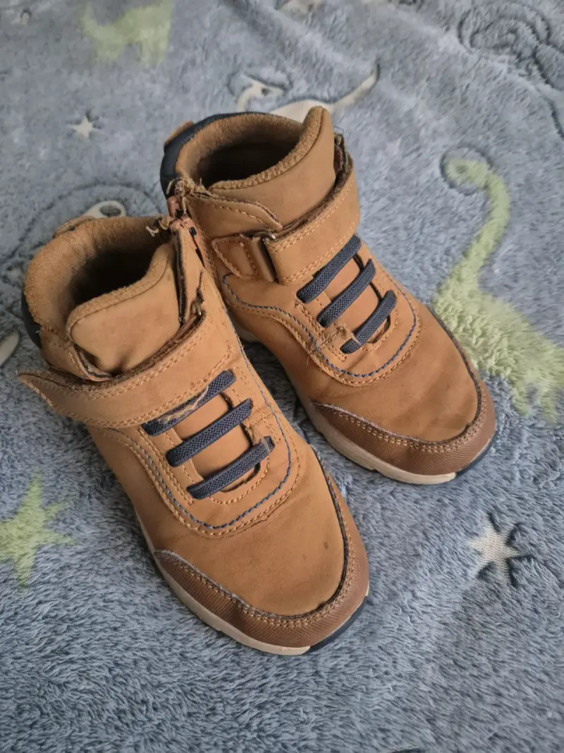 Botines para niños color marrón 28 - 3
