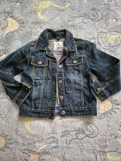Chaqueta de mezclilla talla 4 para niños Okaïdi - miniatura 1