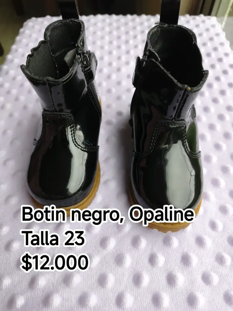 Botines negros para niños Opaline talla 23 - 1