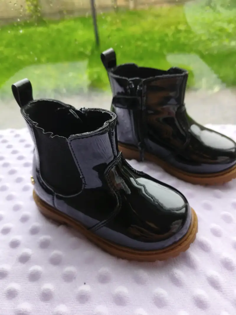 Botines negros para niños Opaline talla 23 - 3