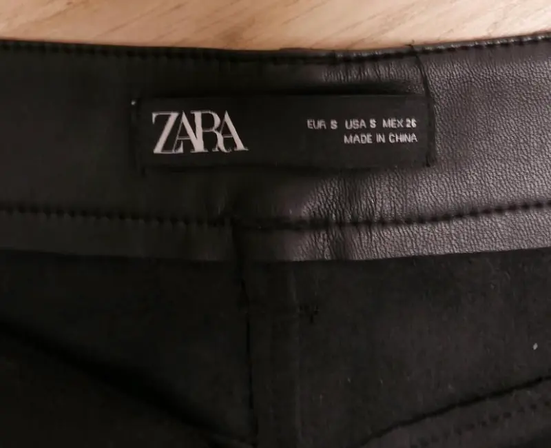 Falda de cuero sintético - Zara - 3