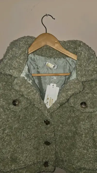 Chaqueta de lana Magic Fashion verde - miniatura 2