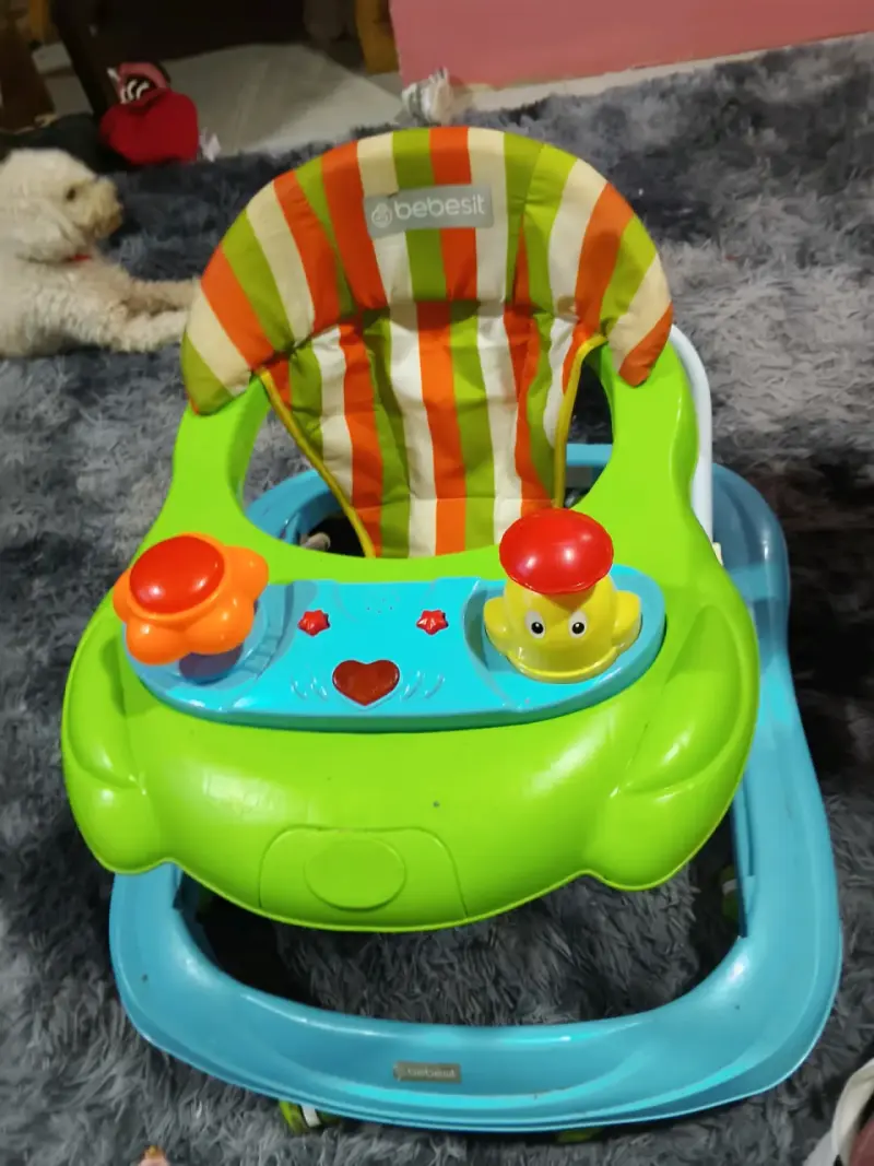 Silla mecedora para bebé Joie gris - 2