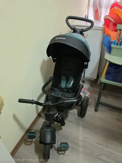 Triciclo para niños Bebesit conmanilla desmontable - miniatura 1