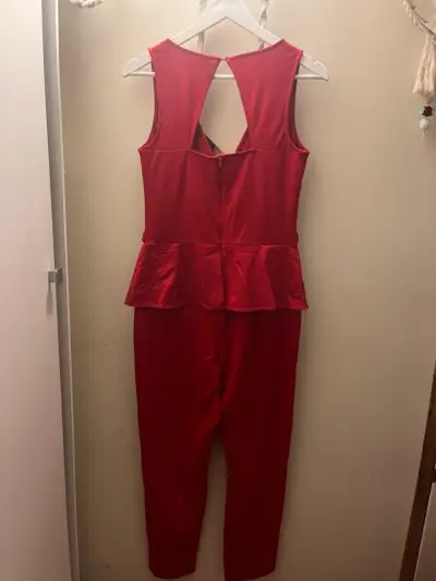 Enterito rojo elegante para mujer - miniatura 1