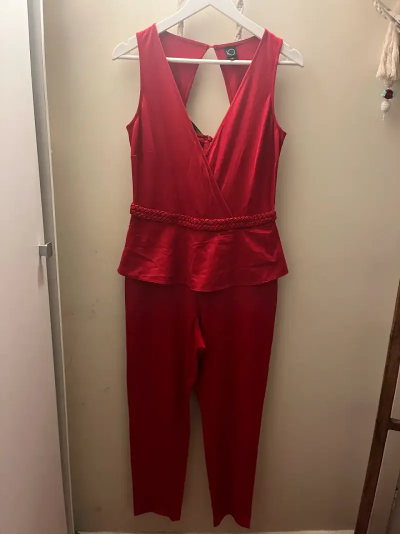 Enterito rojo elegante para mujer - 4