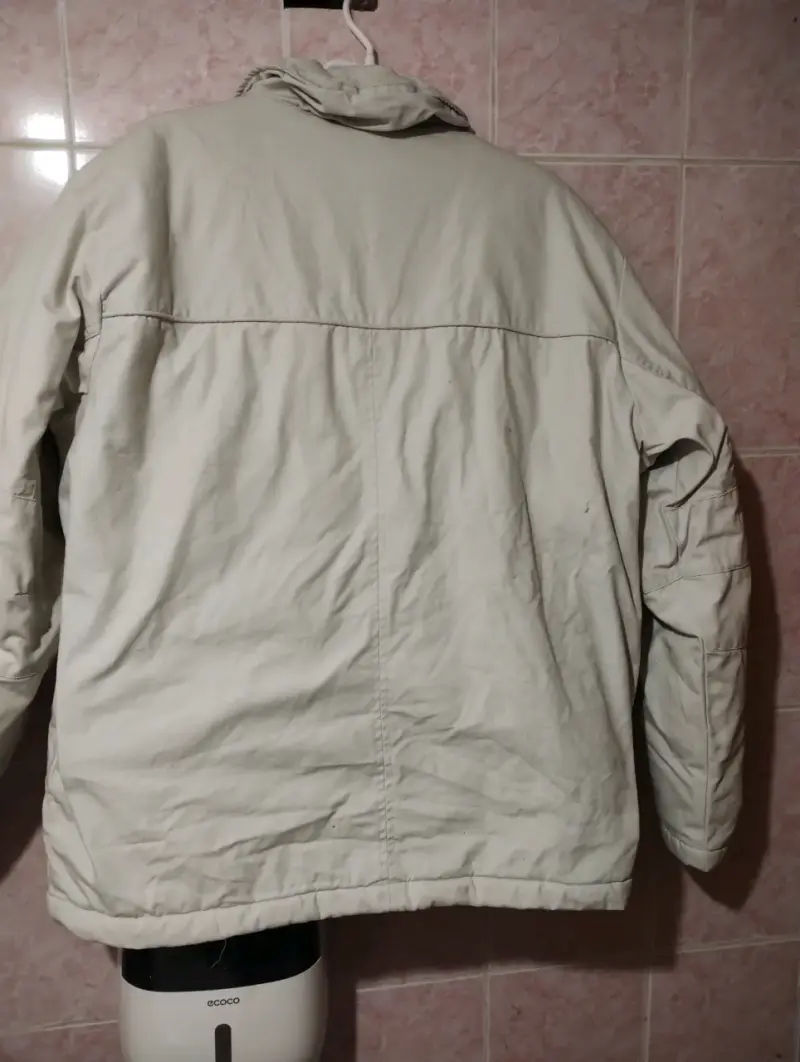 Chaqueta beige para hombre con cierre - 3