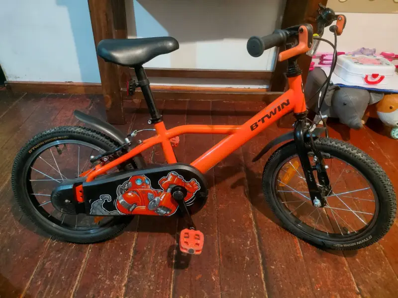 Bicicleta infantil naranja Btwin - 3