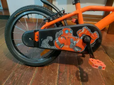 Bicicleta infantil naranja Btwin - miniatura 6