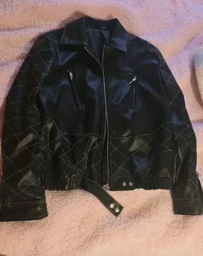 Chaqueta de cuero negra mossimo - miniatura 1